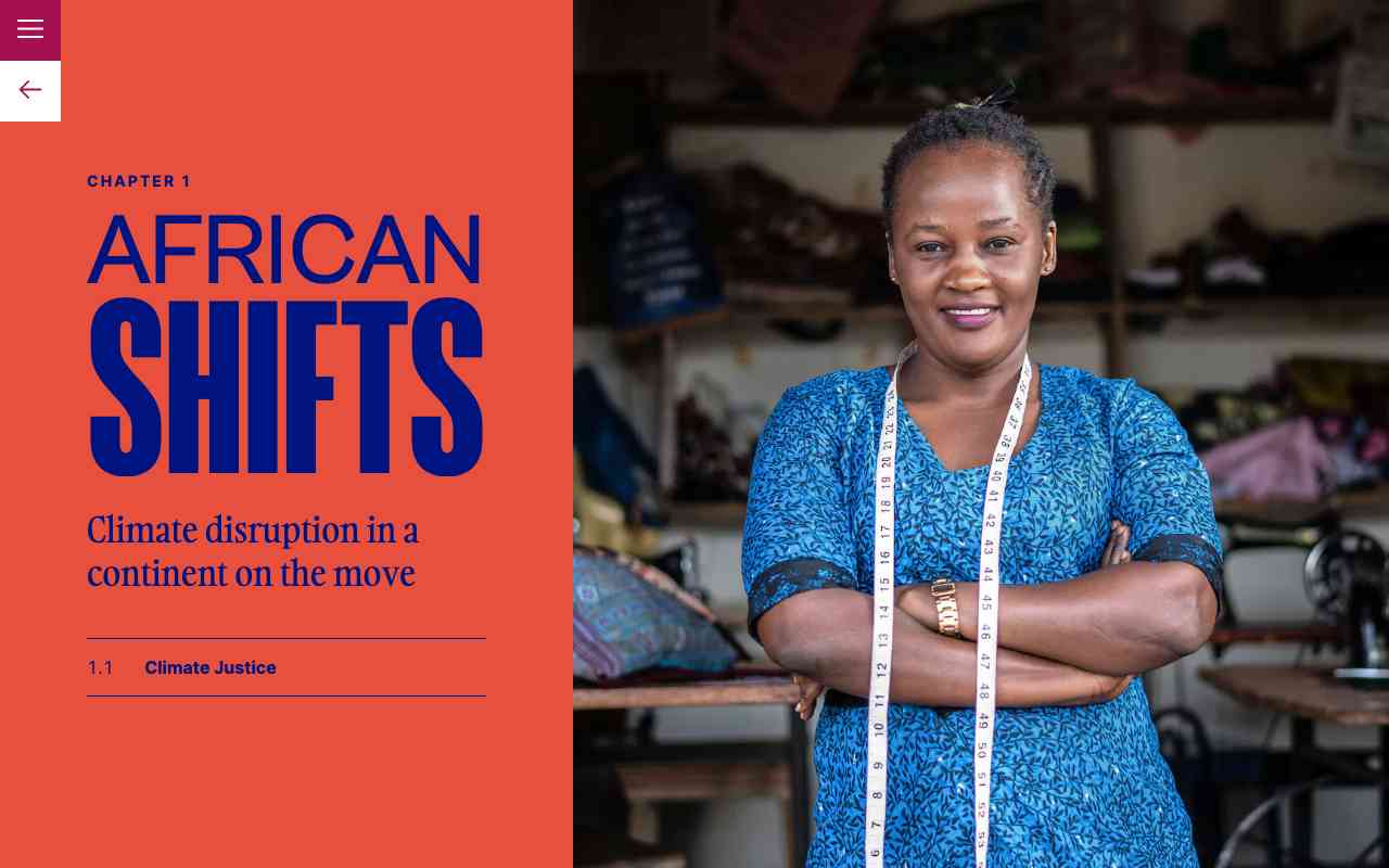 Screenshot of Voices from the Frontlines website.