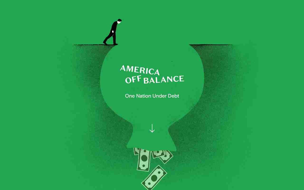 Screenshot of America Off Balance website.