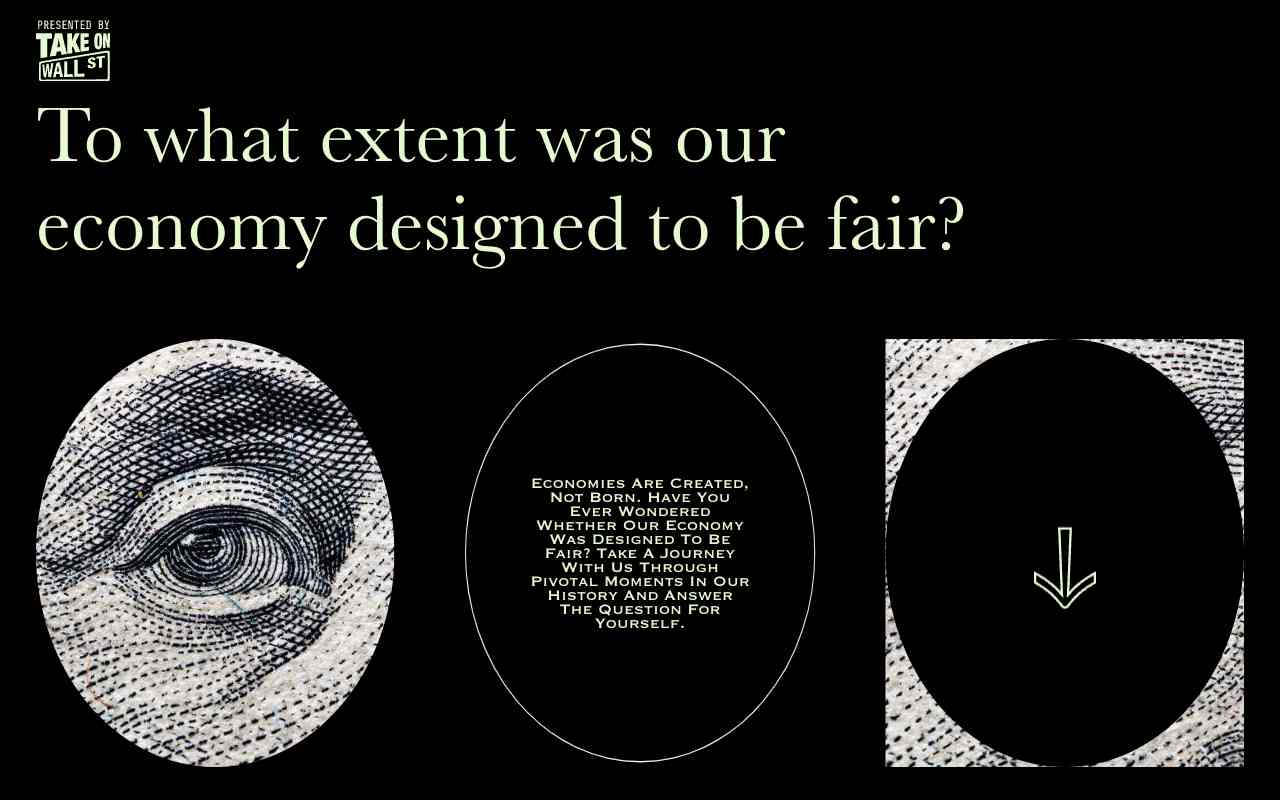 Screenshot of Take On Wall Street website.