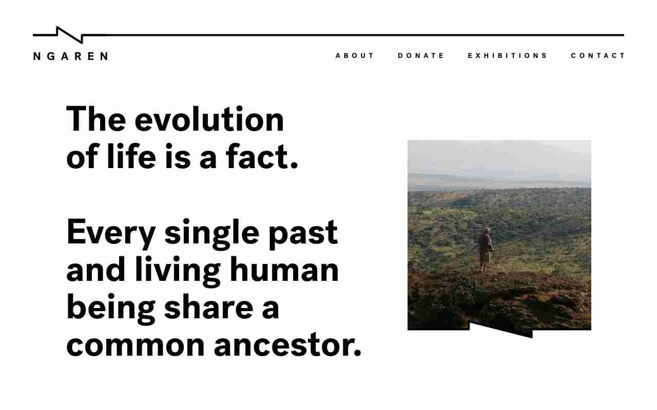 Screenshot of Ngaren website.