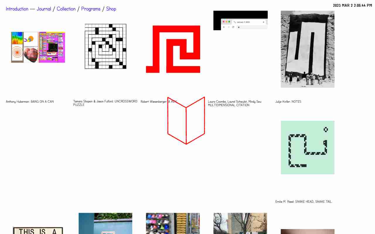 Screenshot of The Serving Library website.