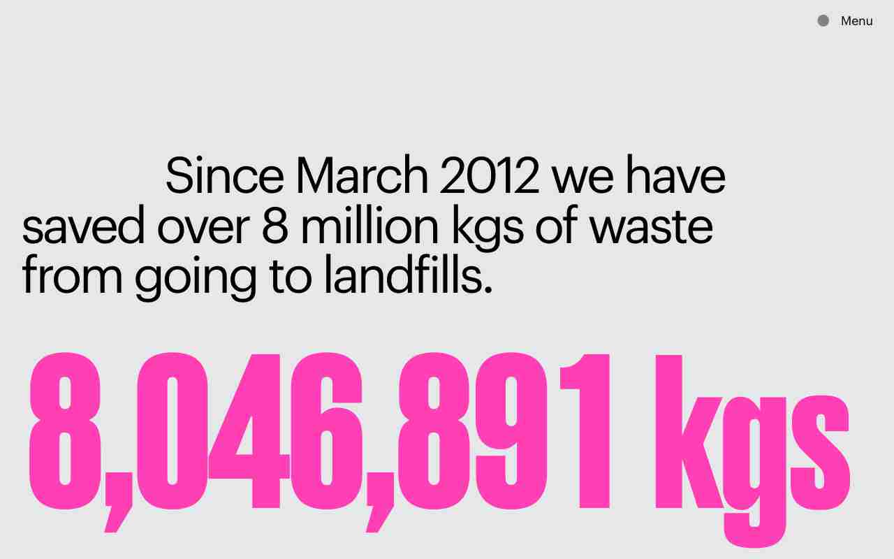 Screenshot of SUPERTRASH website.